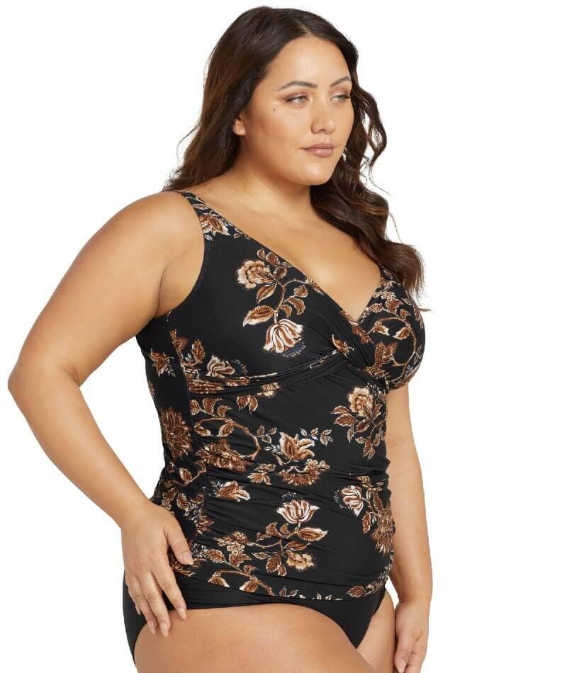 Artesands Chantique Delacroix Cross Front D-G Cup Tankini Top - Black - Image 3
