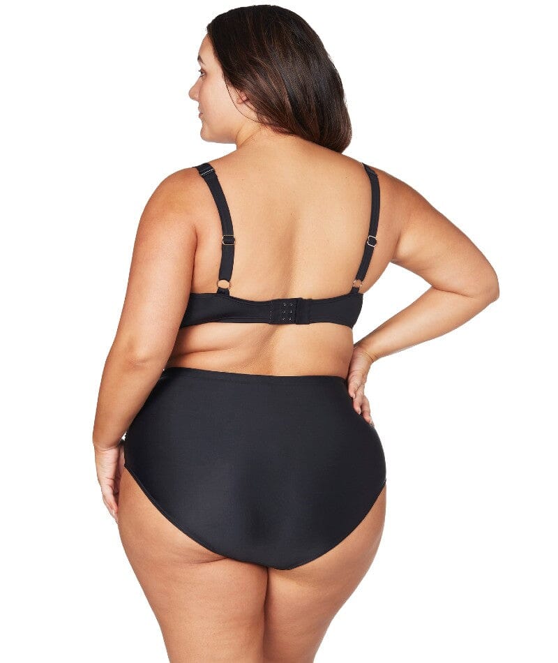 Artesands Hues Botticelli High Waist Swim Pant- Black - Image 6
