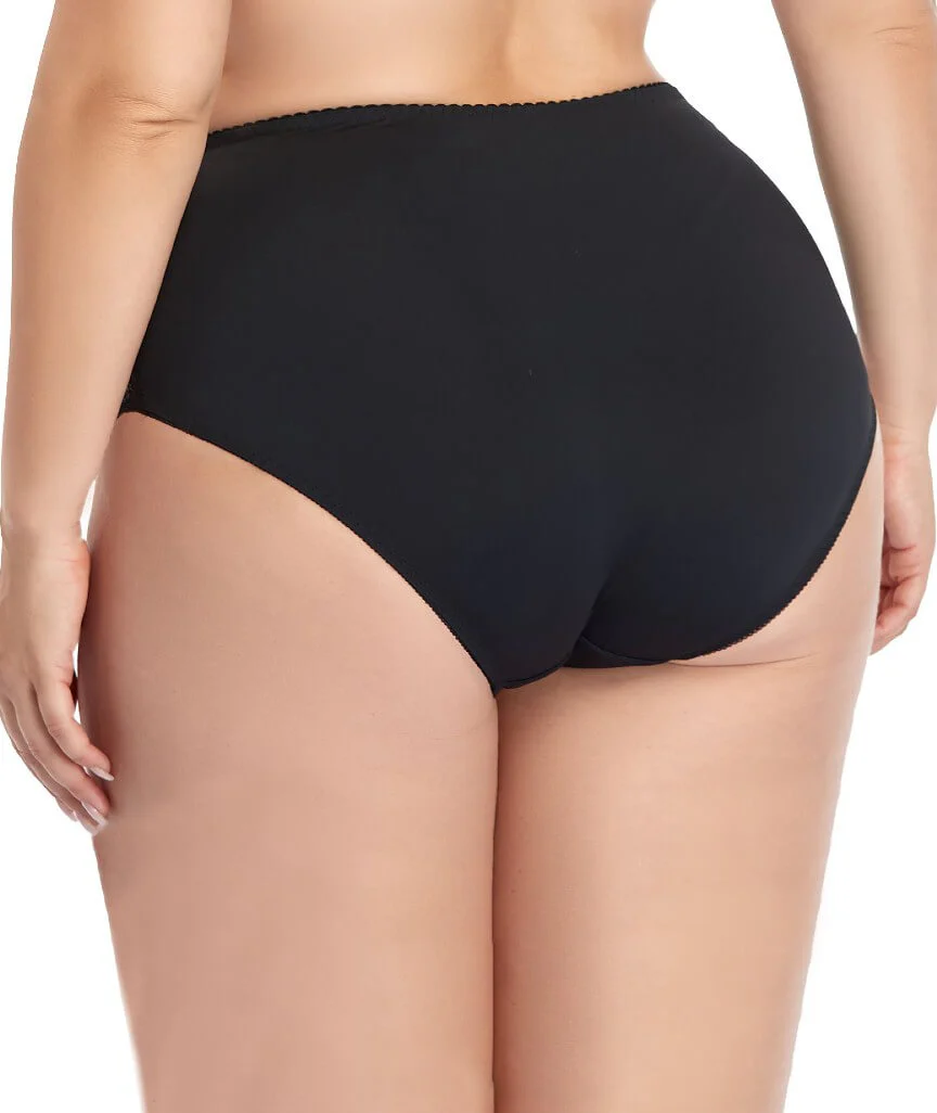 Ava & Audrey Claire Lace & Micro Full Brief - Black - Image 2