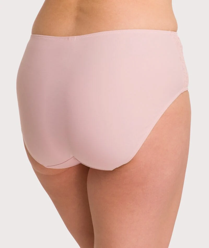 Ava & Audrey Jacqueline Full Brief with Lace - Blush - Image 5