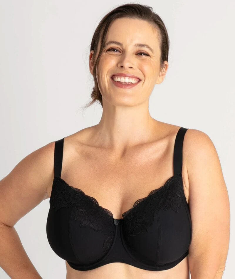 Ava & Audrey Jacqueline Full Cup Underwired Bra - Black - Image 3