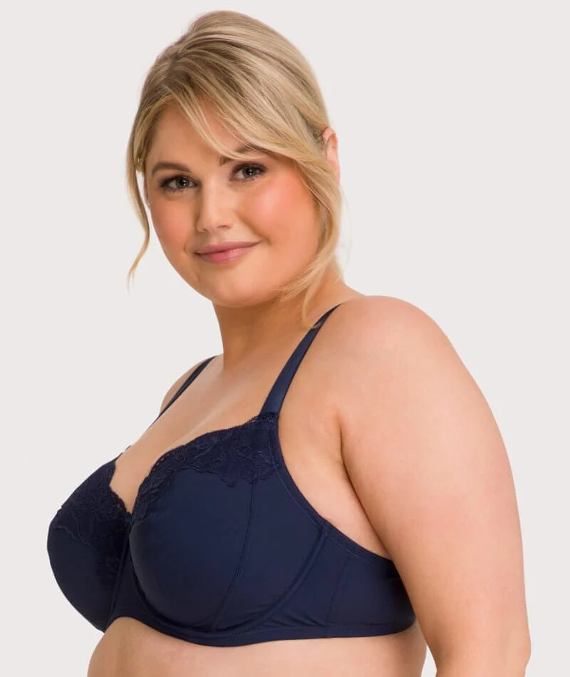 Ava & Audrey Jacqueline Full Cup Underwired Bra - Sapphire - Image 4