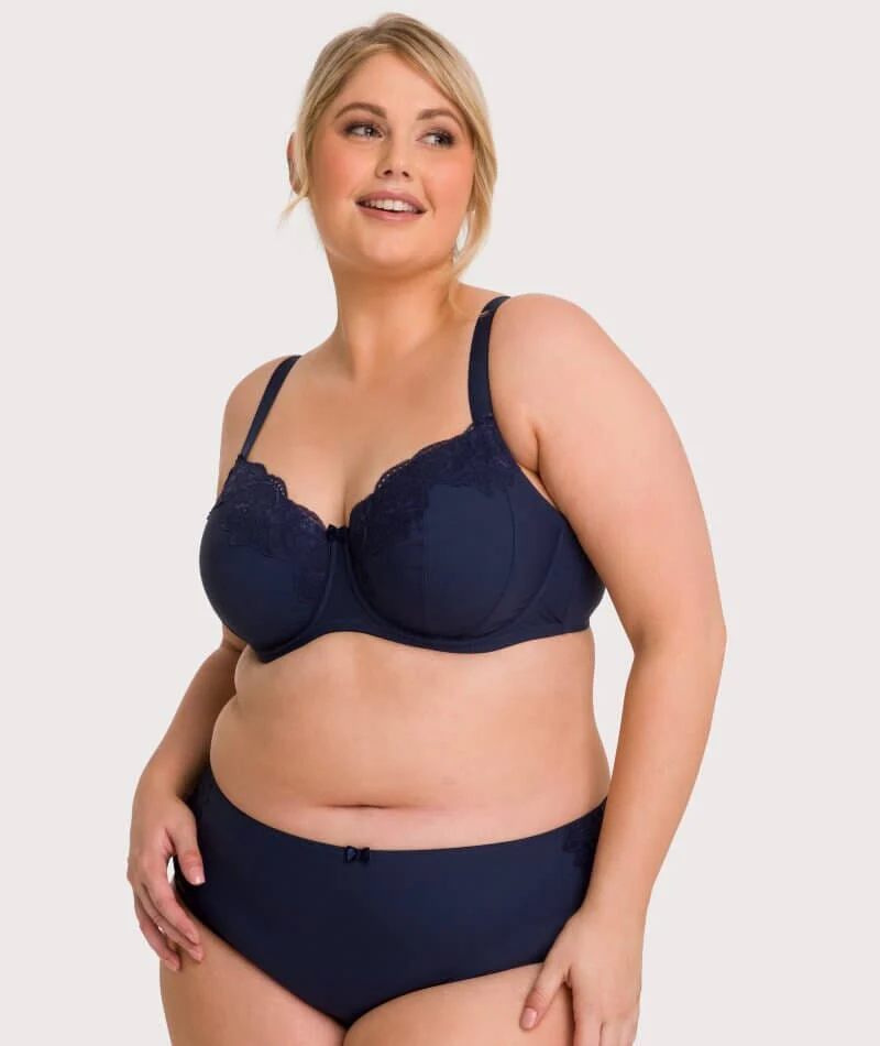 Ava & Audrey Jacqueline Full Cup Underwired Bra - Sapphire - Image 5