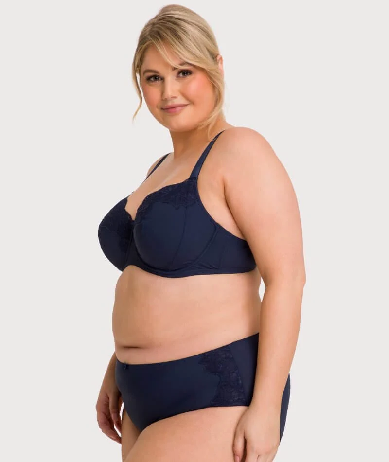 Ava & Audrey Jacqueline Full Cup Underwired Bra - Sapphire - Image 9