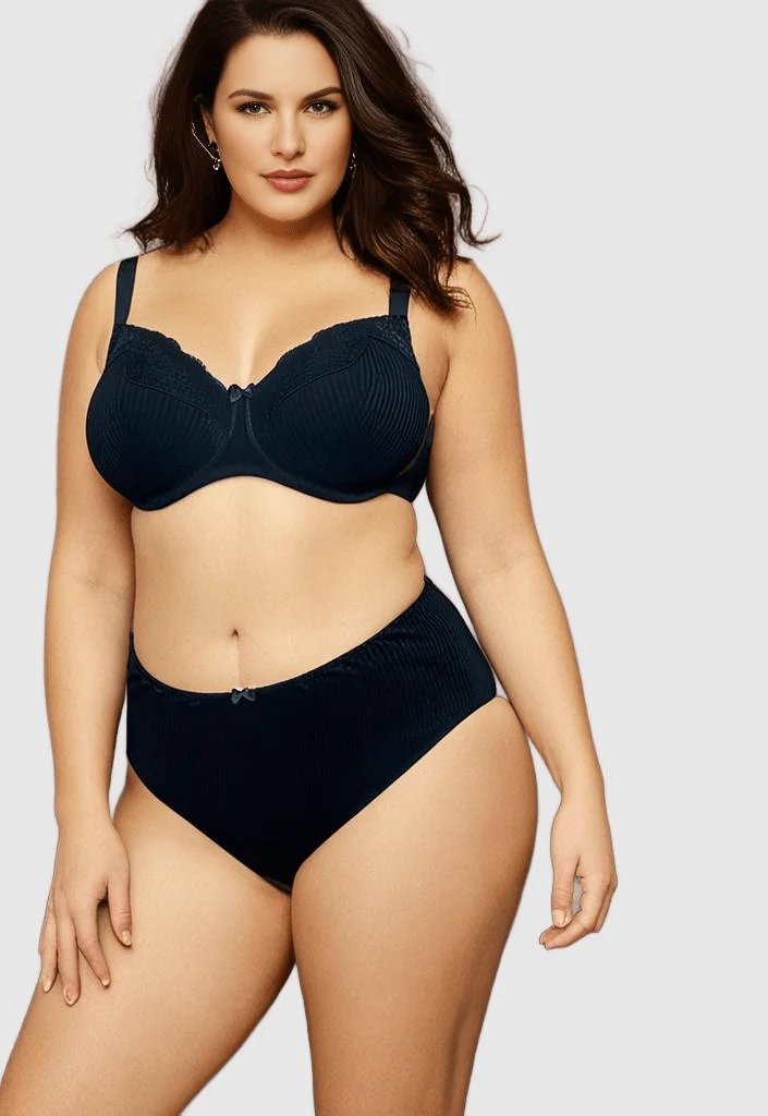 Ava & Audrey Jacqueline Minimiser Full Cup Underwire Bra - Black - Image 11