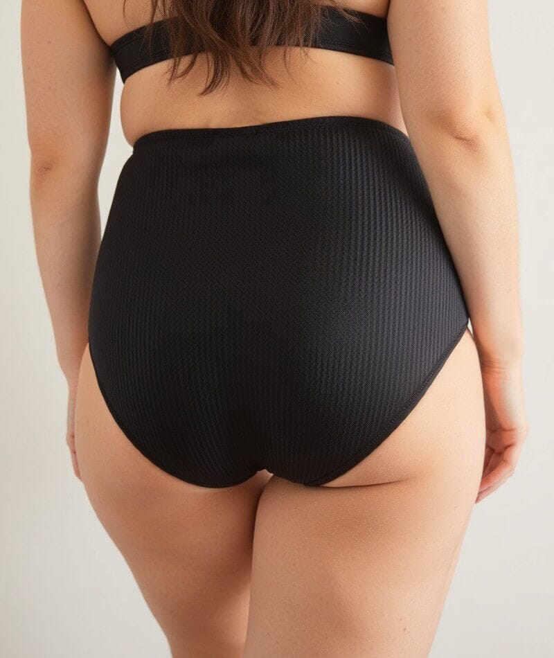 Ava & Audrey Jacqueline Smoothing Full Brief with Lace - Black - Image 7