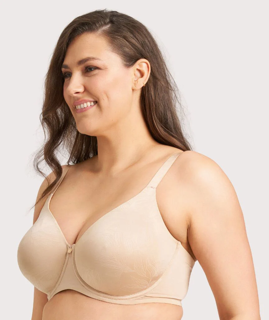 Berlei Lift and Shape Non-Padded Underwire Bra - Contemporary Floral Nude - Image 3