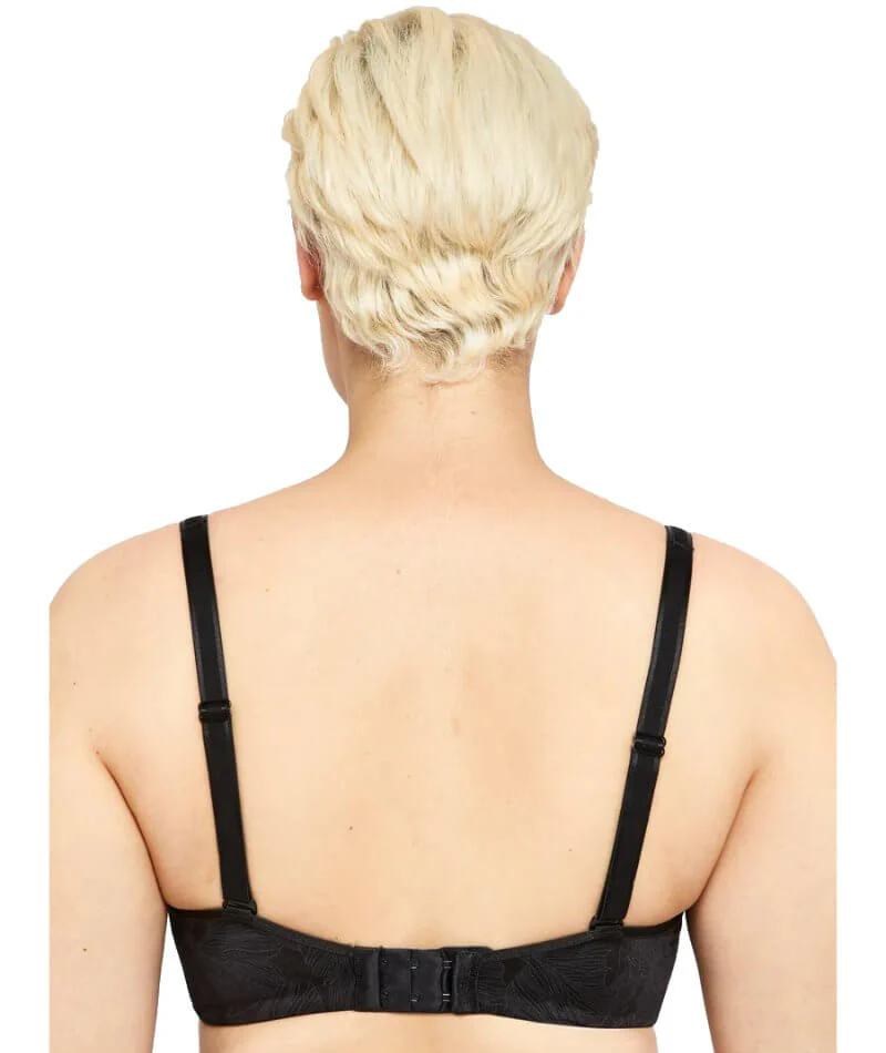 Berlei Lift and Shape T-Shirt Underwire Bra - Contemporary Floral Black - Image 2