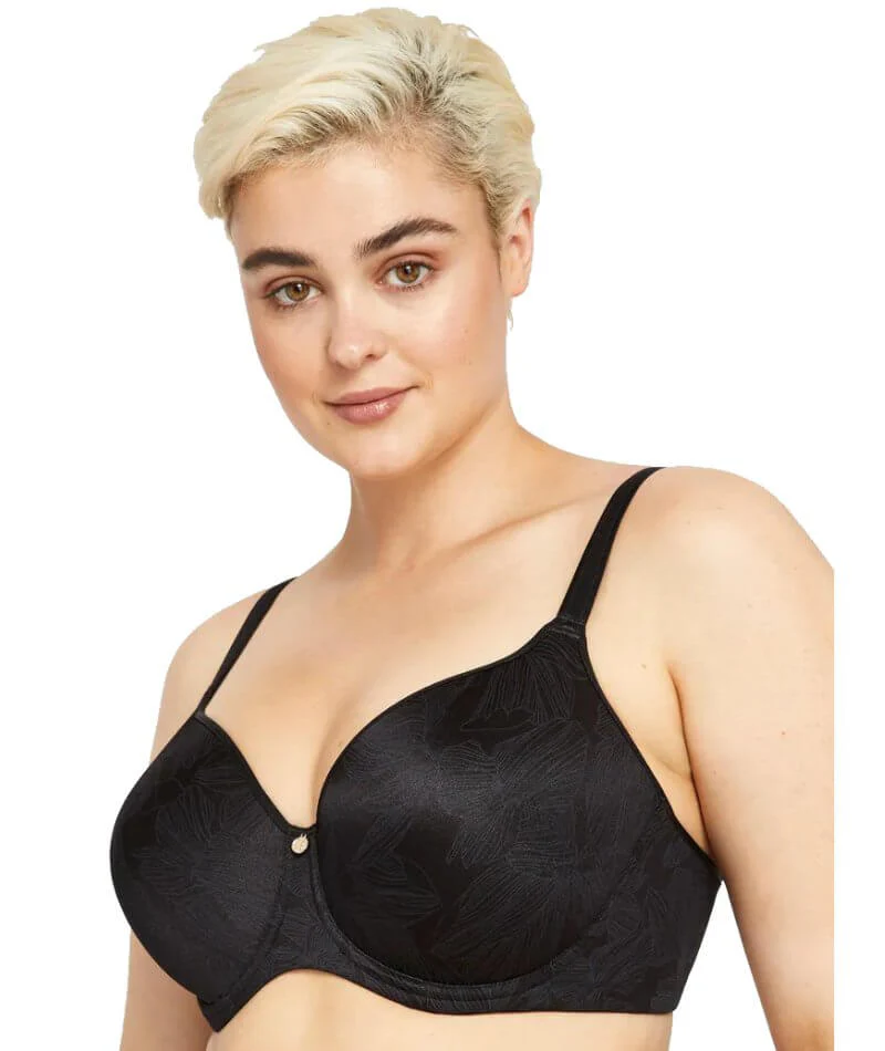 Berlei Lift and Shape T-Shirt Underwire Bra - Contemporary Floral Black - Image 3