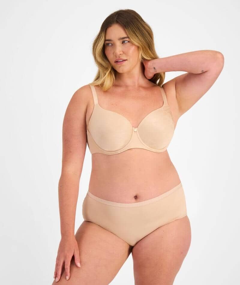 Berlei Lift and Shape T-Shirt Underwire Bra - Contemporary Floral Nude - Image 10