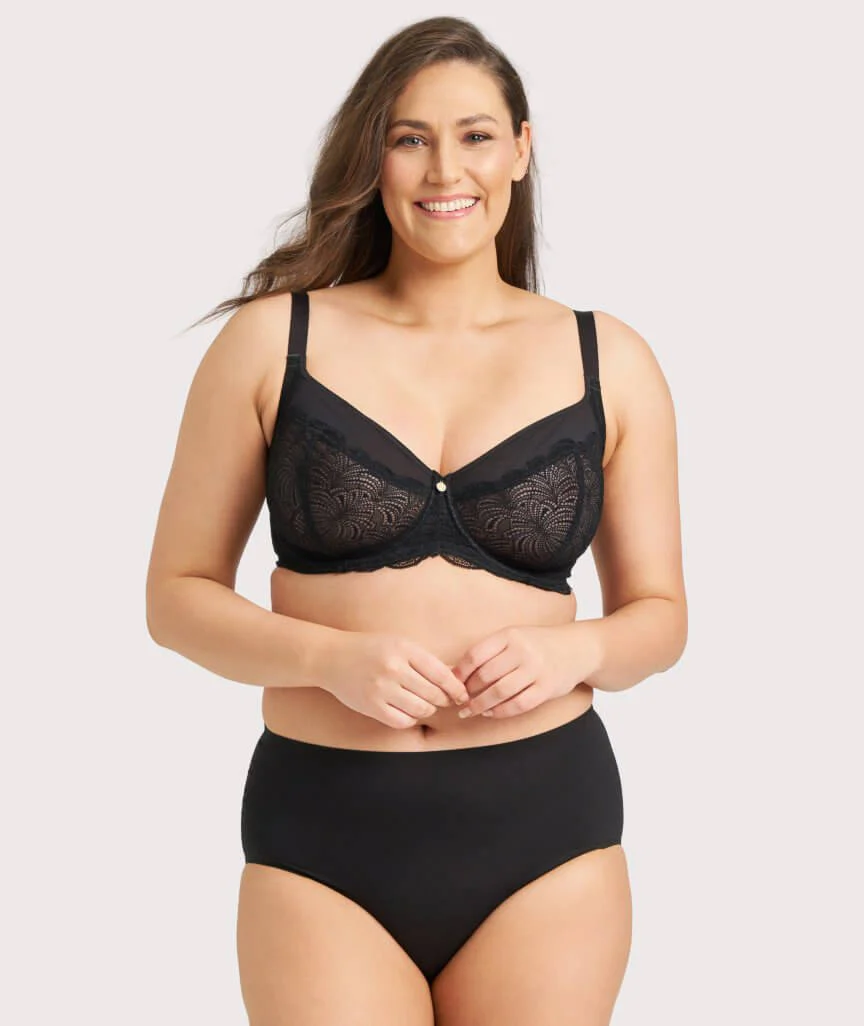 Berlei Lift & Shape Minimiser Bra - Black - Image 10