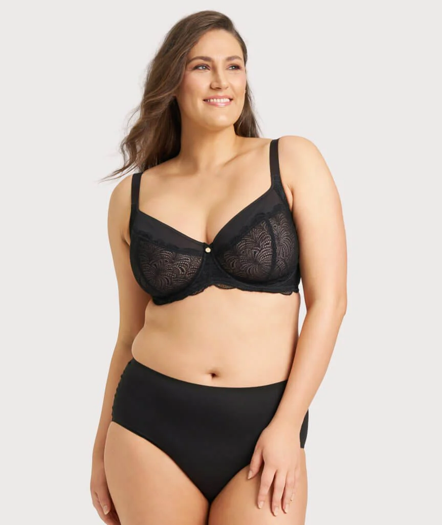 Berlei Lift & Shape Minimiser Bra - Black - Image 11