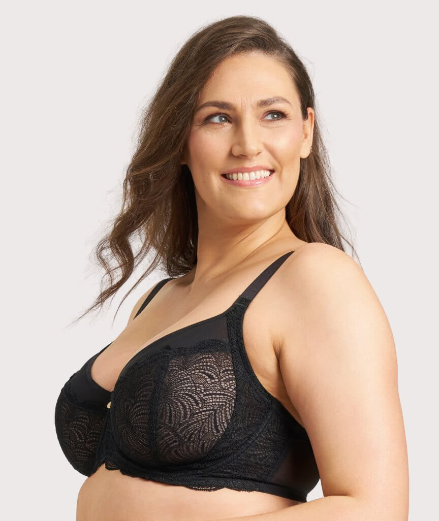 Berlei Lift & Shape Minimiser Bra - Black - Image 5