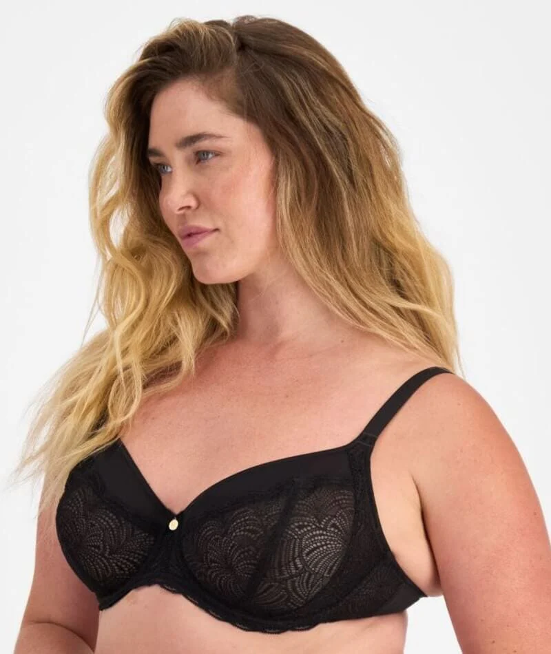 Berlei Lift & Shape Minimiser Bra - Black - Image 8