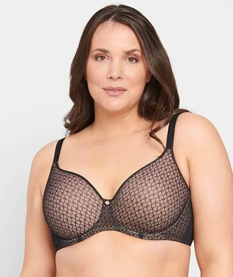 Berlei Lift & Shape T-Shirt Mesh Bra - Black - Image 4