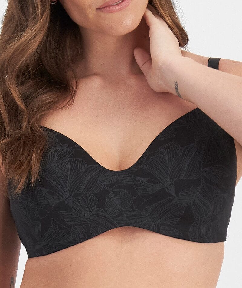 Berlei Lift & Shape Wire-Free Bra - Contemporary Black Floral - Image 4