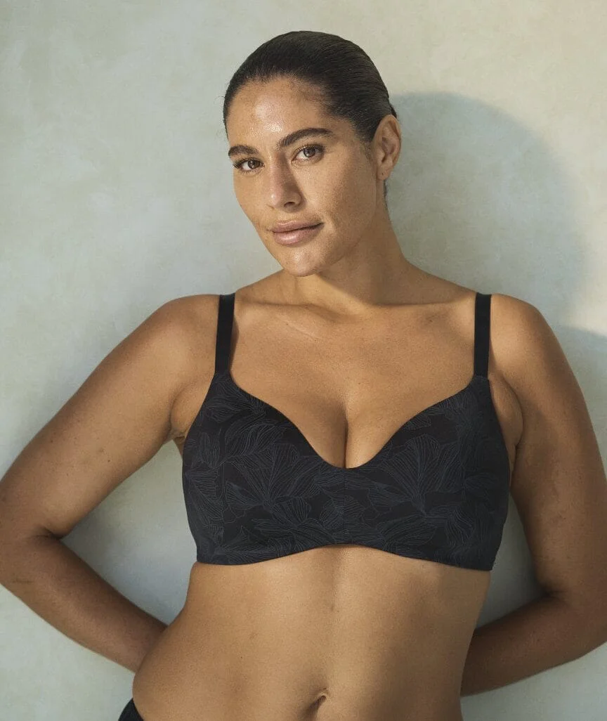 Berlei Lift & Shape Wire-Free Bra - Contemporary Black Floral - Image 5