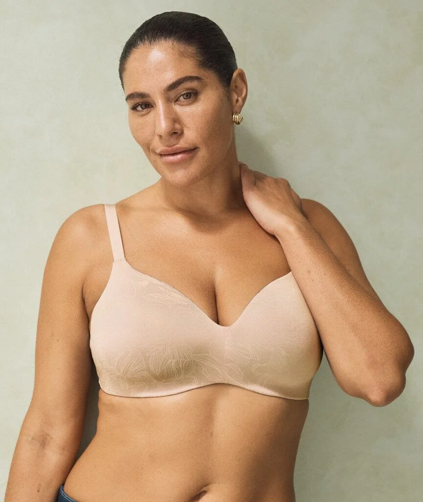 Berlei Lift & Shape Wire-Free Bra - Contemporary Nude Floral