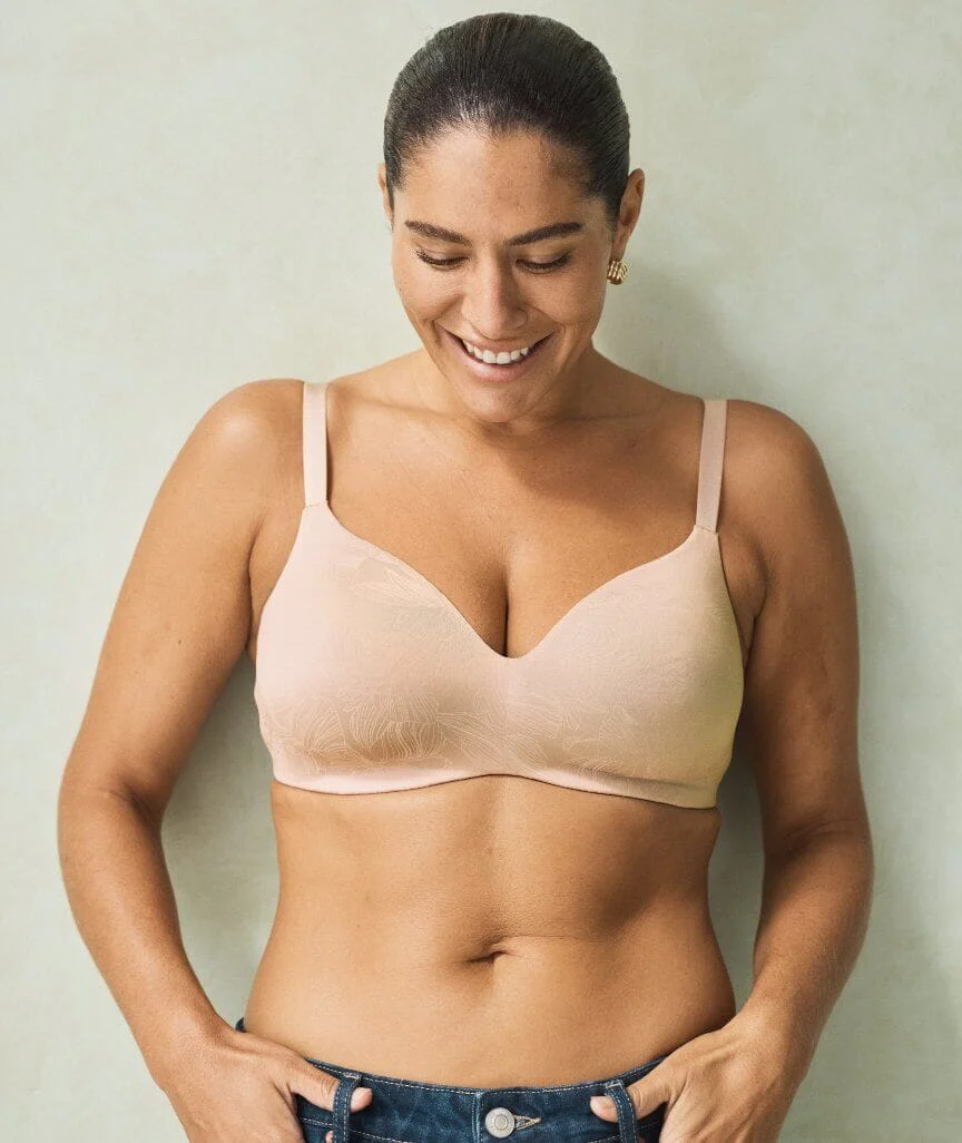 Berlei Lift & Shape Wire-Free Bra - Contemporary Nude Floral - Image 2