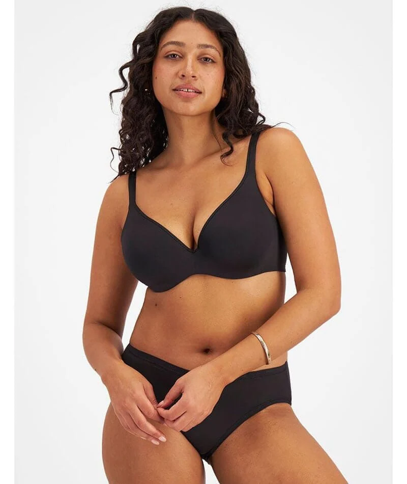 Berlei New Barely There Contour Bra 2 Pack - Black/Skin - Image 16