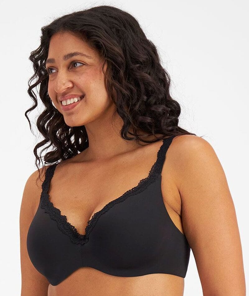 Berlei New Barely There Luxe Contour Bra - Black - Image 3