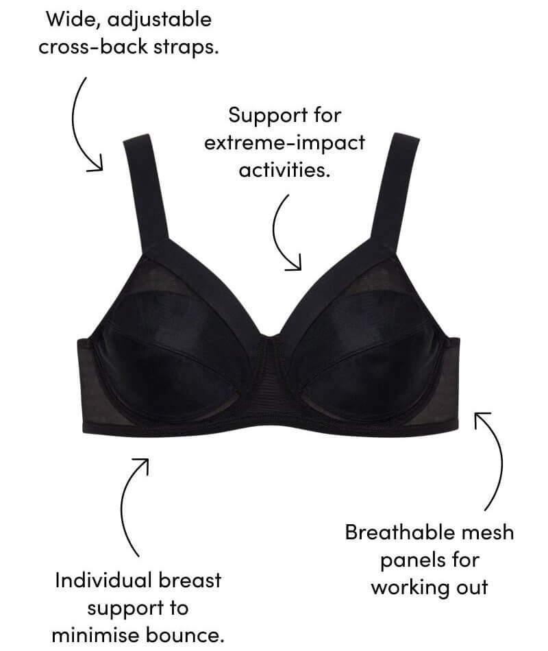 Berlei Shift Non-Padded Sports Bra - Black - Image 8