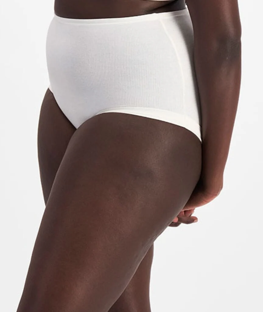 Bonds Cottontails Full Brief With Lycra 3 Pack - White - Image 4