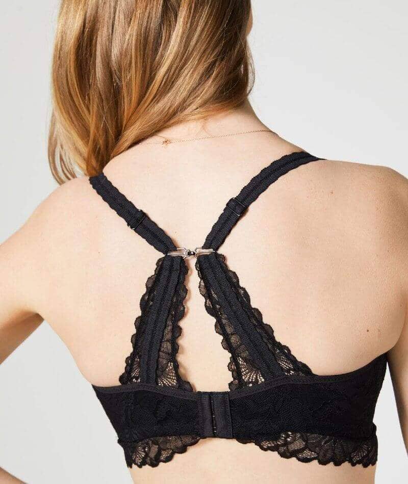 Cake Maternity Chantilly Nursing B-D Cup Wire-Free Bralette - Black - Image 2