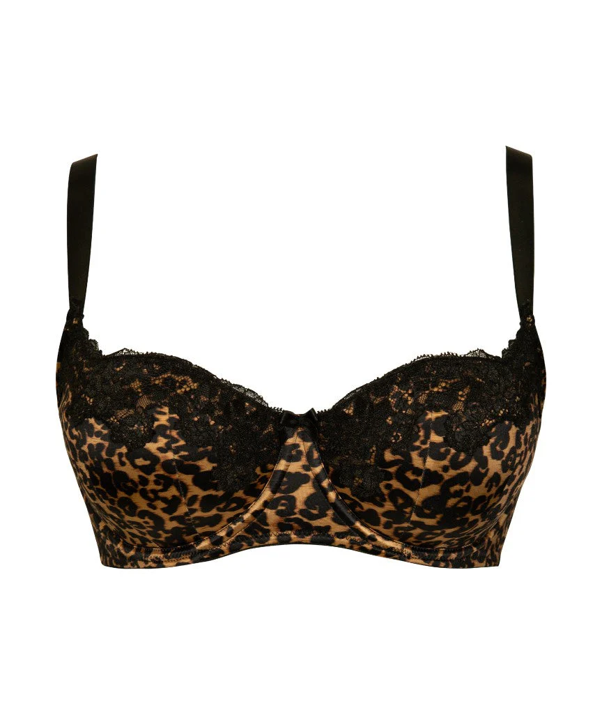 Curvy Kate Boost Lace Balcony Bra - Leopard Print - Image 9