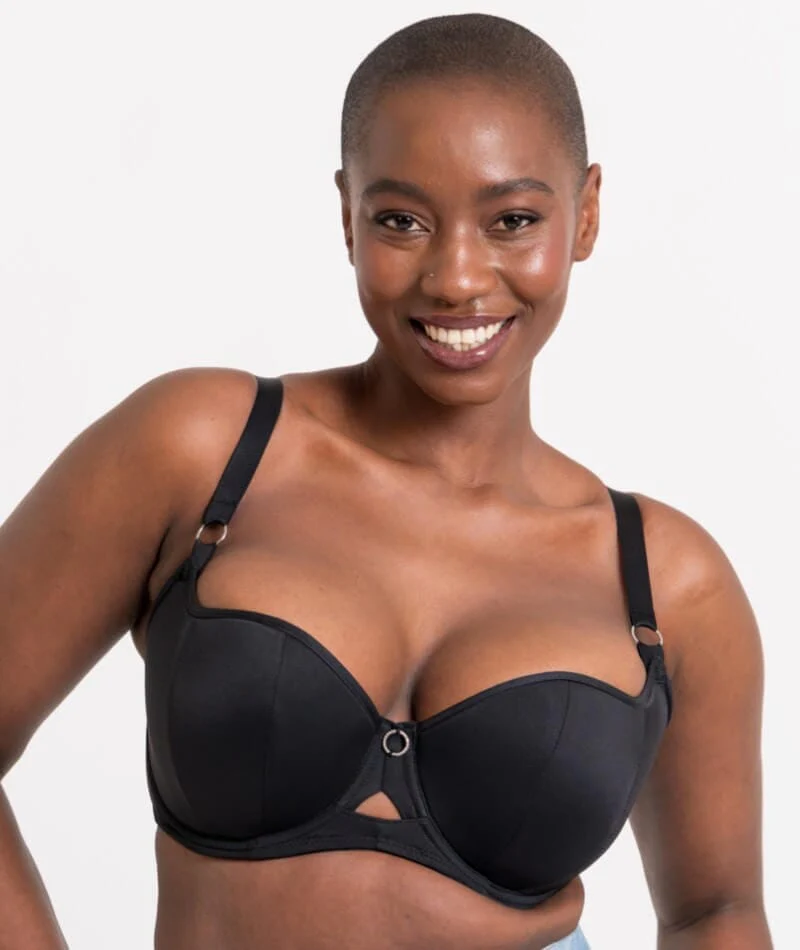 Curvy Kate Boost Me Up Padded Balcony Bra - Black