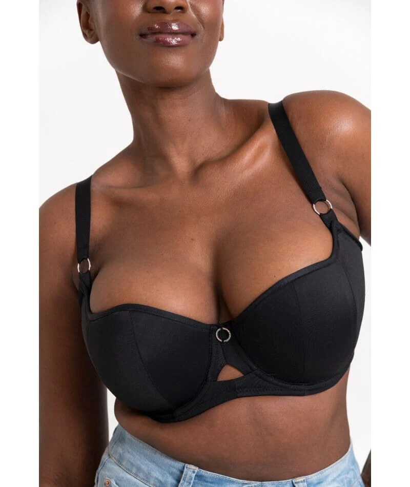 Curvy Kate Boost Me Up Padded Balcony Bra - Black - Image 5