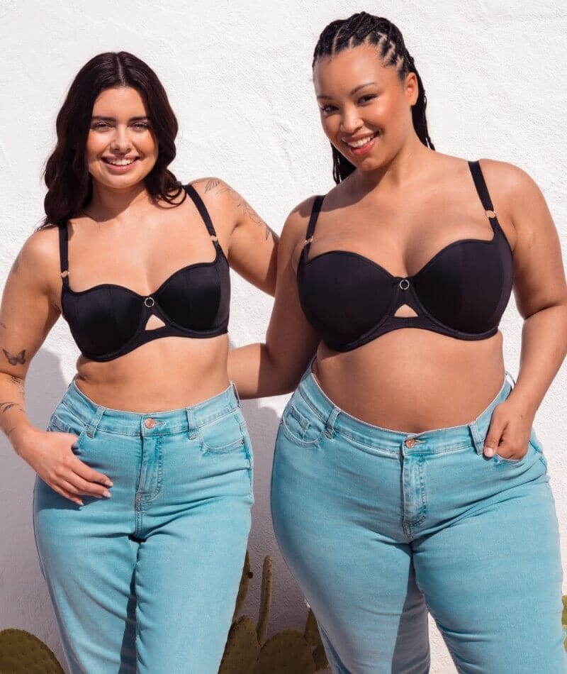 Curvy Kate Boost Me Up Padded Balcony Bra - Black - Image 9