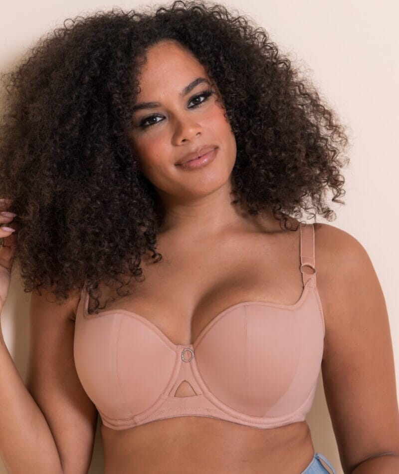 Curvy Kate Boost Me Up Padded Balcony Bra - Latte