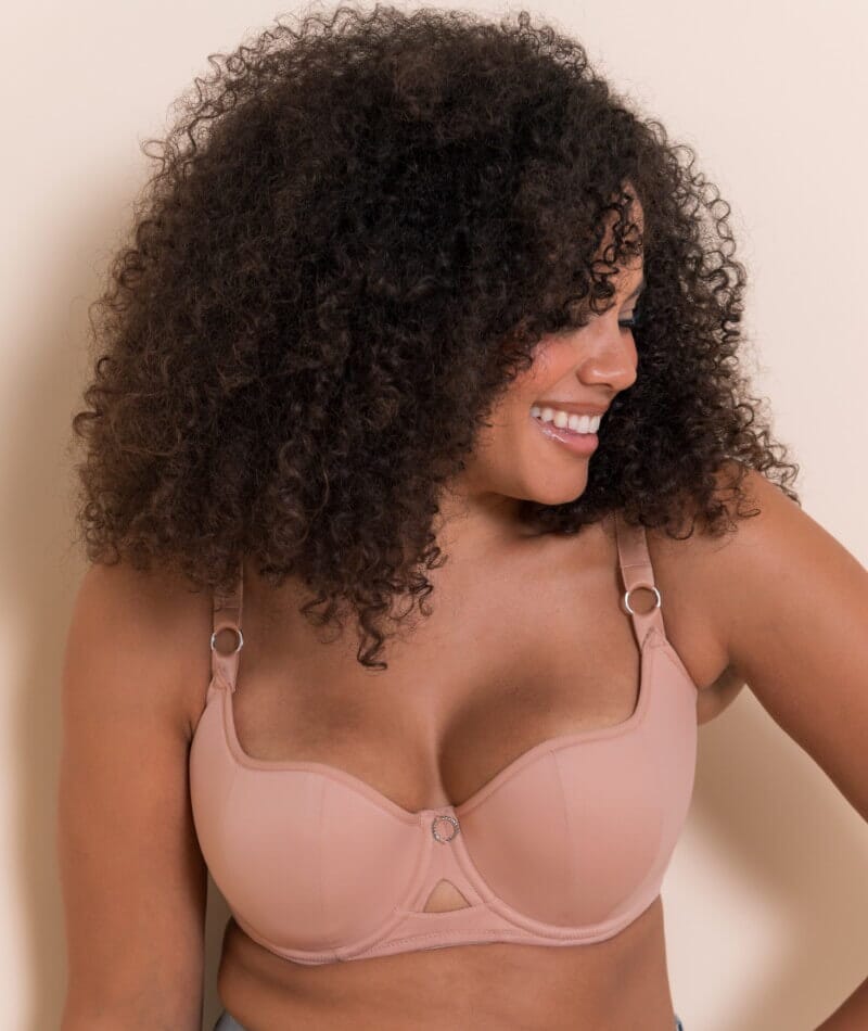 Curvy Kate Boost Me Up Padded Balcony Bra - Latte - Image 3