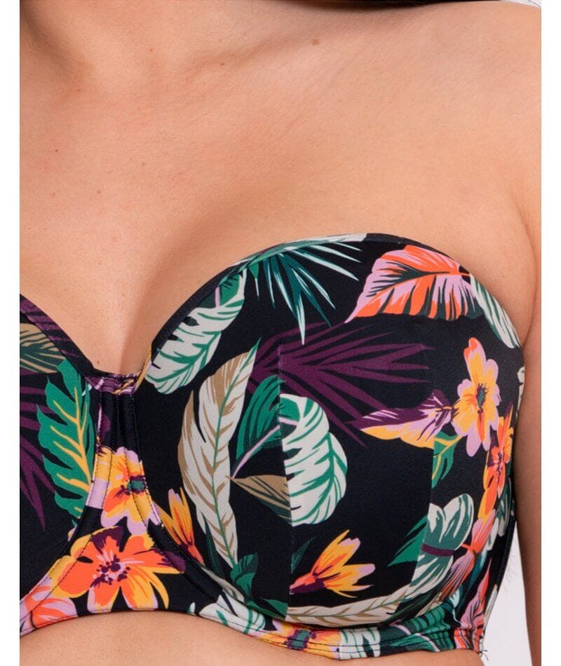 Curvy Kate Cuba Libre Bandeau Bikini Top - Print Mix - Image 10
