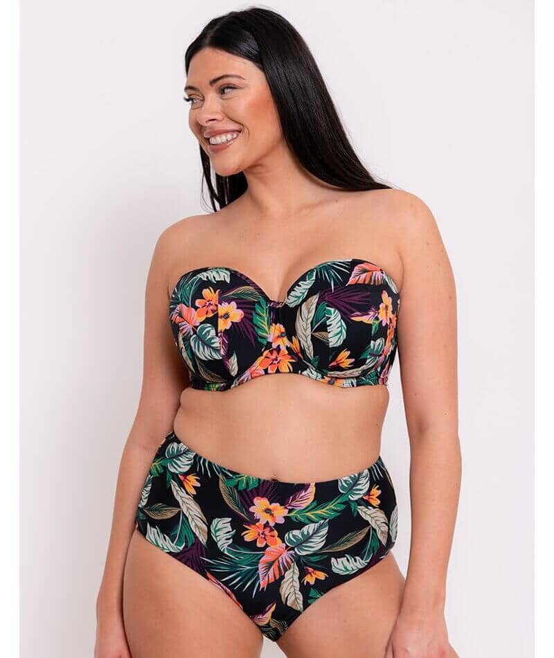 Curvy Kate Cuba Libre Bandeau Bikini Top - Print Mix - Image 4