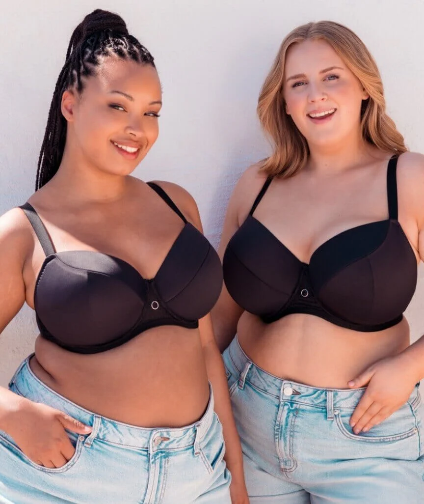 Curvy Kate Daze Padded T-Shirt Balcony Bra - Black - Image 7