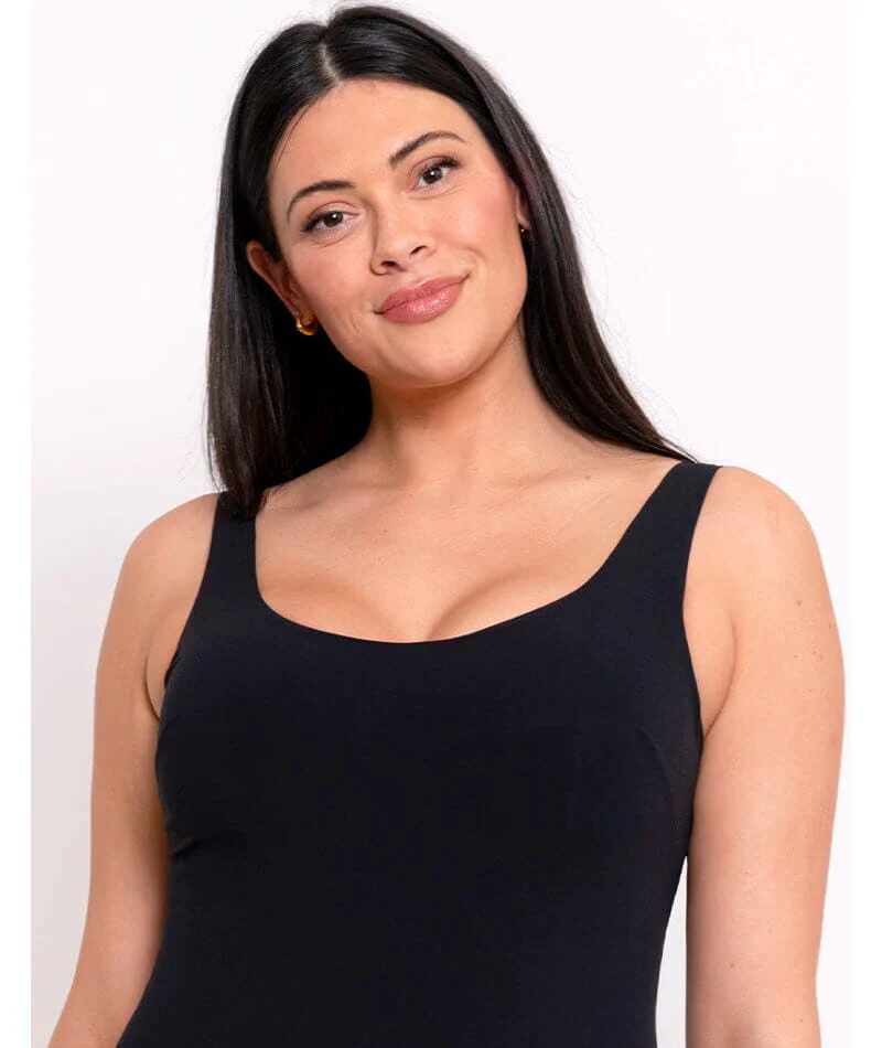 Curvy Kate Deep Dive Swimsuit - Black - Image 4