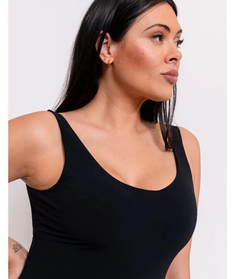 Curvy Kate Deep Dive Swimsuit - Black - Image 6