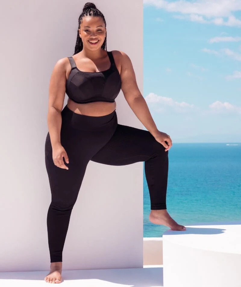 Curvy Kate Everymove Flexi-Wired Sports Bra - Black - Image 6