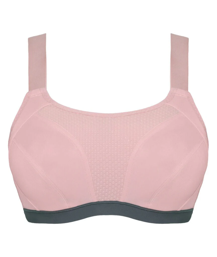 Curvy Kate Everymove Flexi-Wired Sports Bra - Blush/Charcoal - Image 12