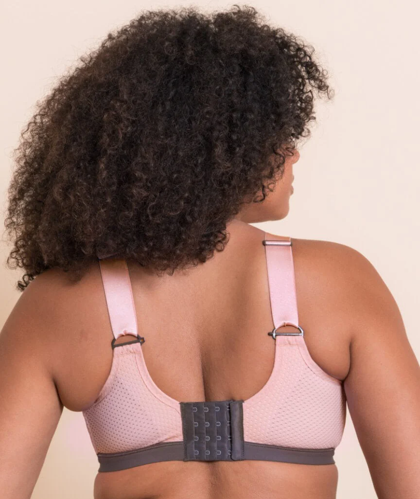 Curvy Kate Everymove Flexi-Wired Sports Bra - Blush/Charcoal - Image 9