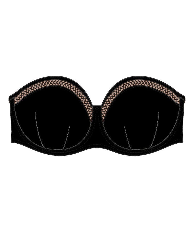 Curvy Kate First Class Bandeau Bikini Top - Black - Image 8