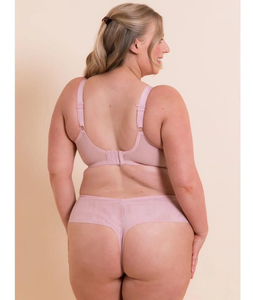 Curvy Kate Flare Full Plunge Side Support Multiway Bra - Rose Sparkle - Image 8