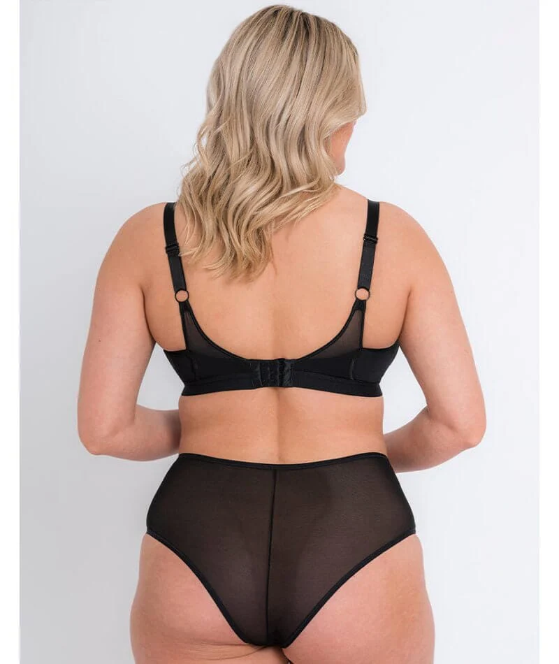 Curvy Kate Get Up And Chill Wire-Free Bralette - Black - Image 4