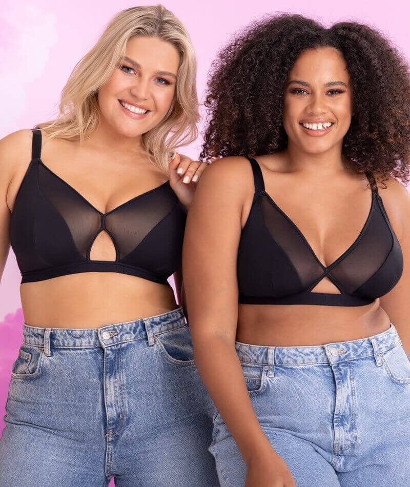 Curvy Kate Get Up And Chill Wire-Free Bralette - Black - Image 6