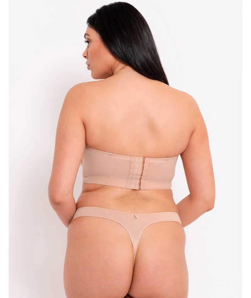 Curvy Kate Hey Girls Thong - Latte - Image 5