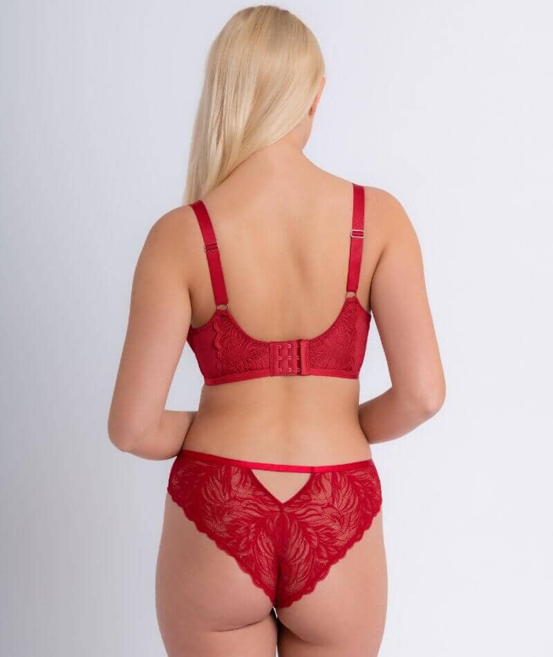 Curvy Kate Lace Daze Balcony Bra - Lipstick Red - Image 7