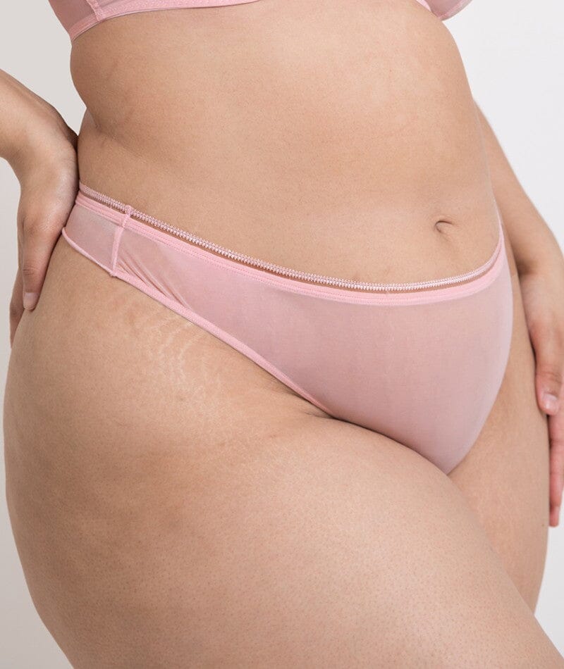 Curvy Kate Lifestyle Thong - Blush Pink - Image 3