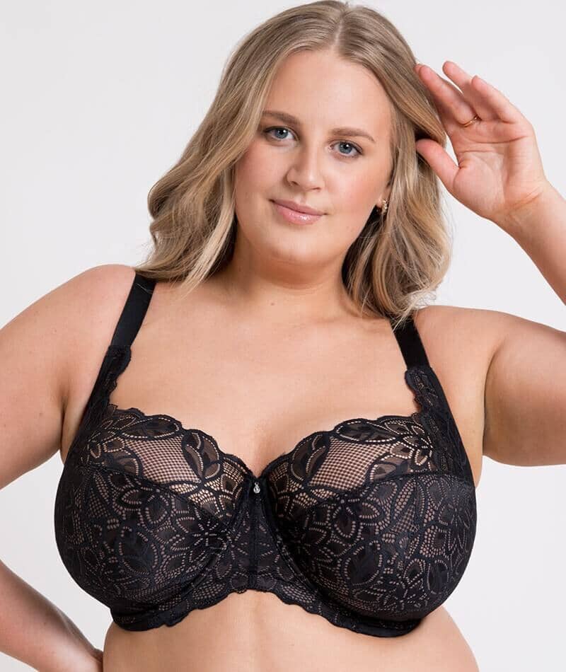 Curvy Kate Lovelace Full Cup Side Support Bra - Black/Taupe